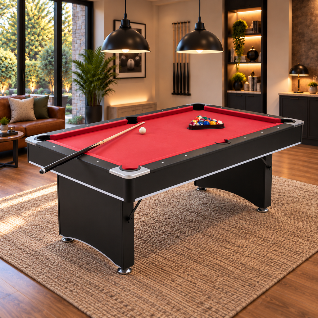 UIMOSO Billard – Tapis rouge