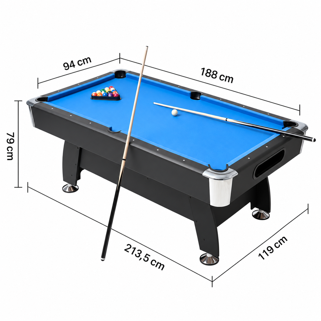 UIMOSO - Billard américain Tapis bleu
